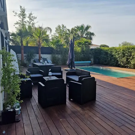 Villa Maison Moderne 300m De La Rochelongue *
