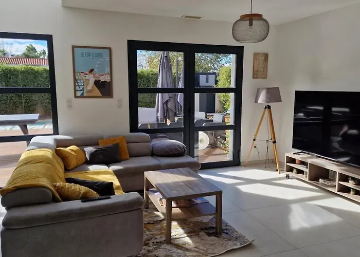 Maison Moderne 300m De La Rochelongue Agde