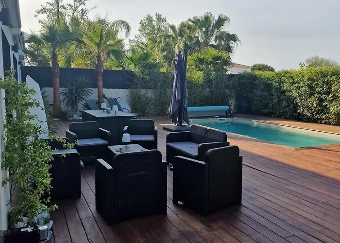 Villa Maison Moderne 300m De La Rochelongue *