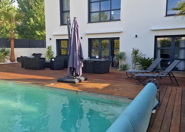 Maison Moderne 300m De La Rochelongue Villa *